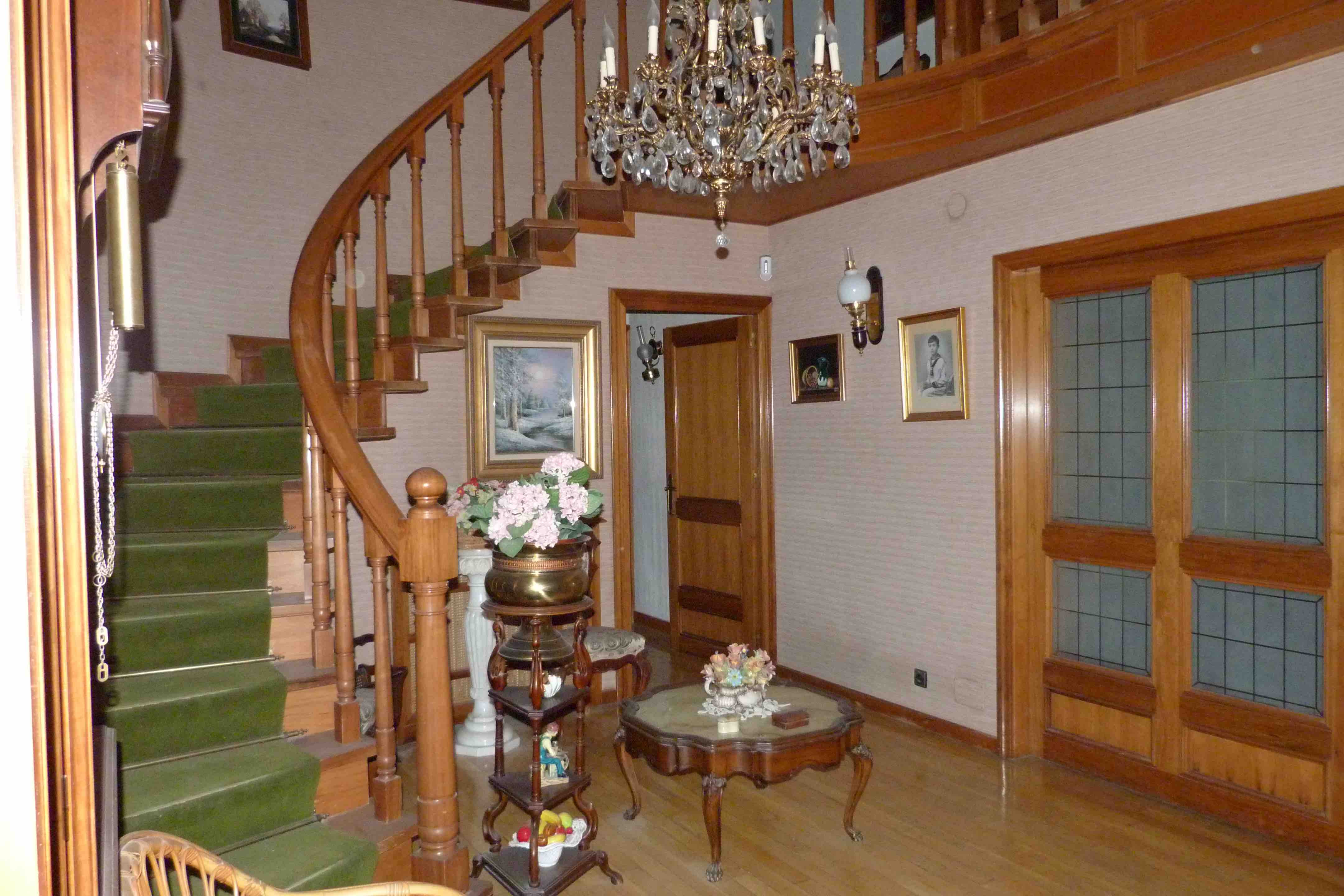 Escalera desde abajo